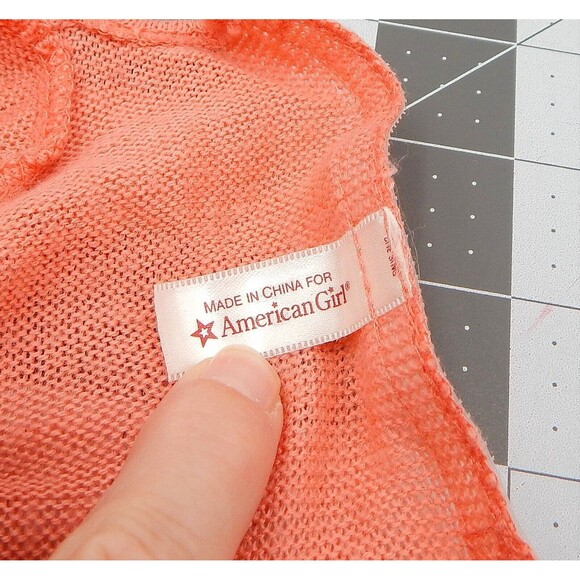 American Girl Isabelle's Coral Pink Sweater Girl of the Year 2014 - Picture 4 of 4